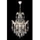 Lampa Kryształowa Biała